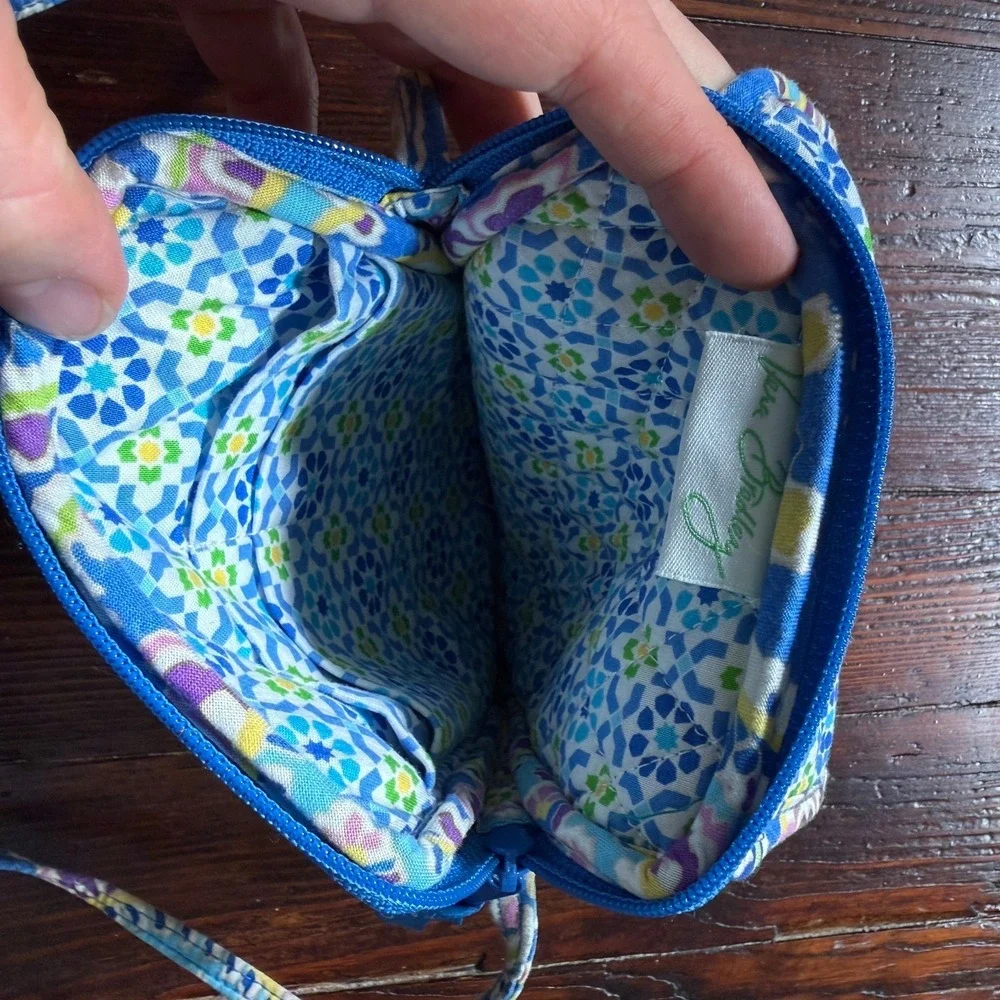 Vera Bradley Mini Hipster Crossbody Bag Purse - Capri Blue - Retired‎